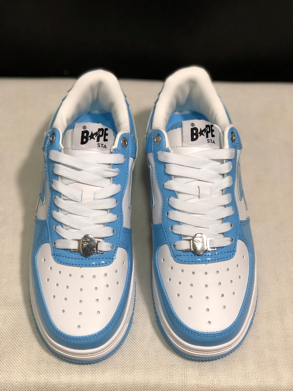BAPE STA Low-Top Sneakers Blue and White
