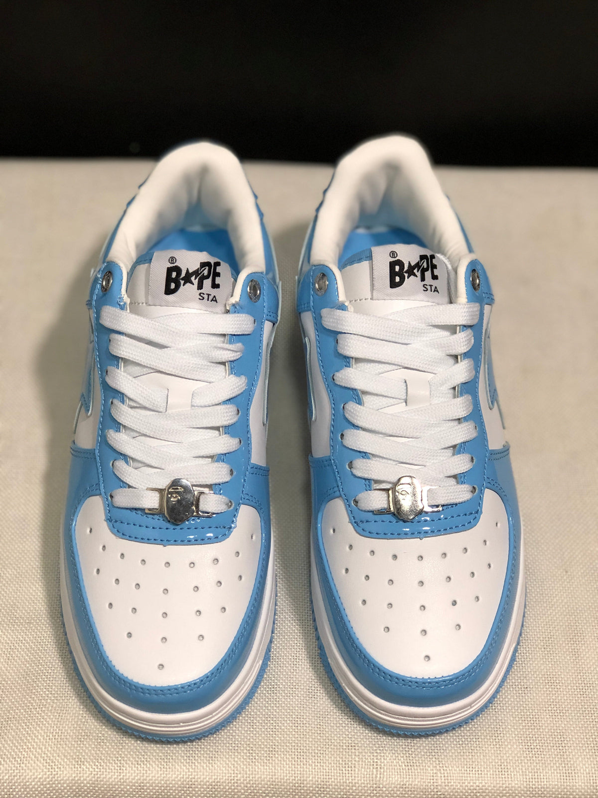 BAPE STA Low-Top Sneakers Blue and White
