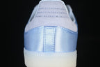 adidas Samba OG HQ5160 Blue Satin Sneakers