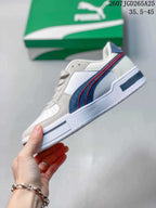 PUMA CA Pro Leather Low-Top Sneakers White Navy Red 712250URY