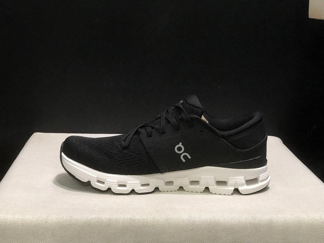 On Cloud X 4 Black and White Sneakers