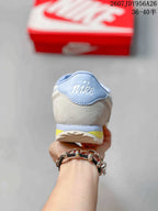 Nike Classic Cortez Sneakers White Light Blue Yellow IR13