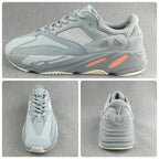 Nike Yeezy 700 V2 Shoes in Blue Grey and Coral