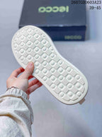 ECCO Navy and White Casual Sneakers 2607GDD603A23