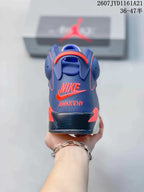 Jordan Air Jordan 6 High-Top Sneakers Blue Red 2607 TYD1161A21