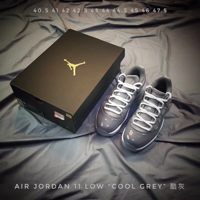 Air Jordan 11 Low Cool Grey Sneakers