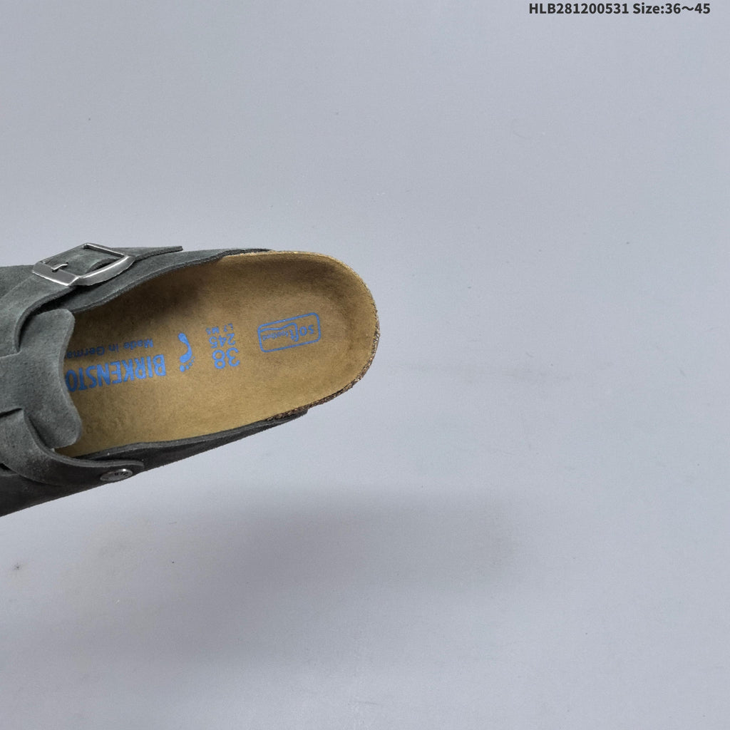 Birkenstock Boston Shearling Clog in Gray