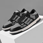 AIVIIRI Black and Gray Low-Top Sneakers