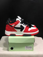 Off-White Out Of Office Low-Top Sneakers Red White Black