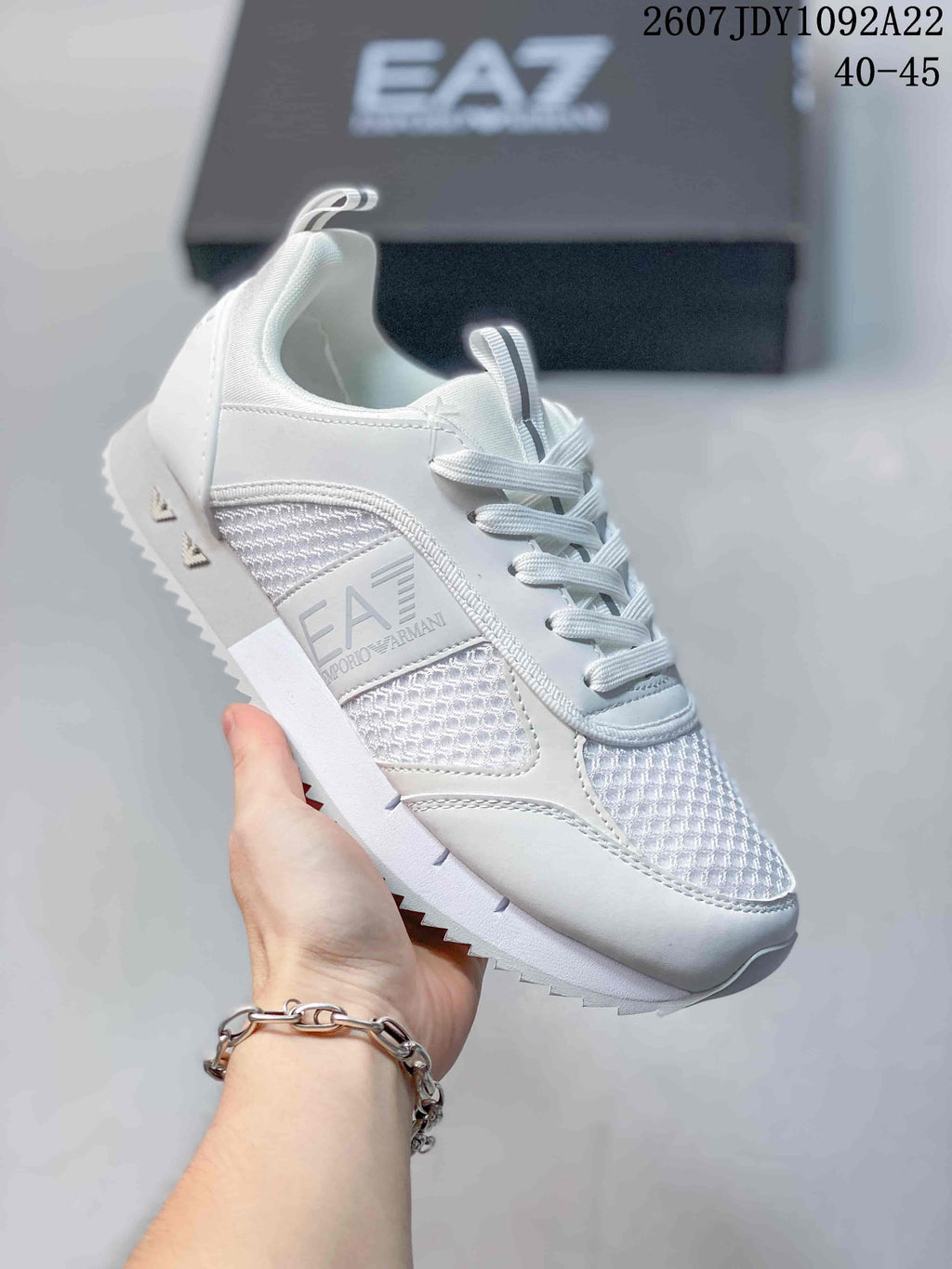 Emporio Armani EA7 Low-Top Sneakers White 712025EWO