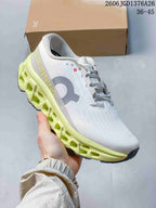 On Cloudmonster 3 Running Shoes White Lime GD1376A26