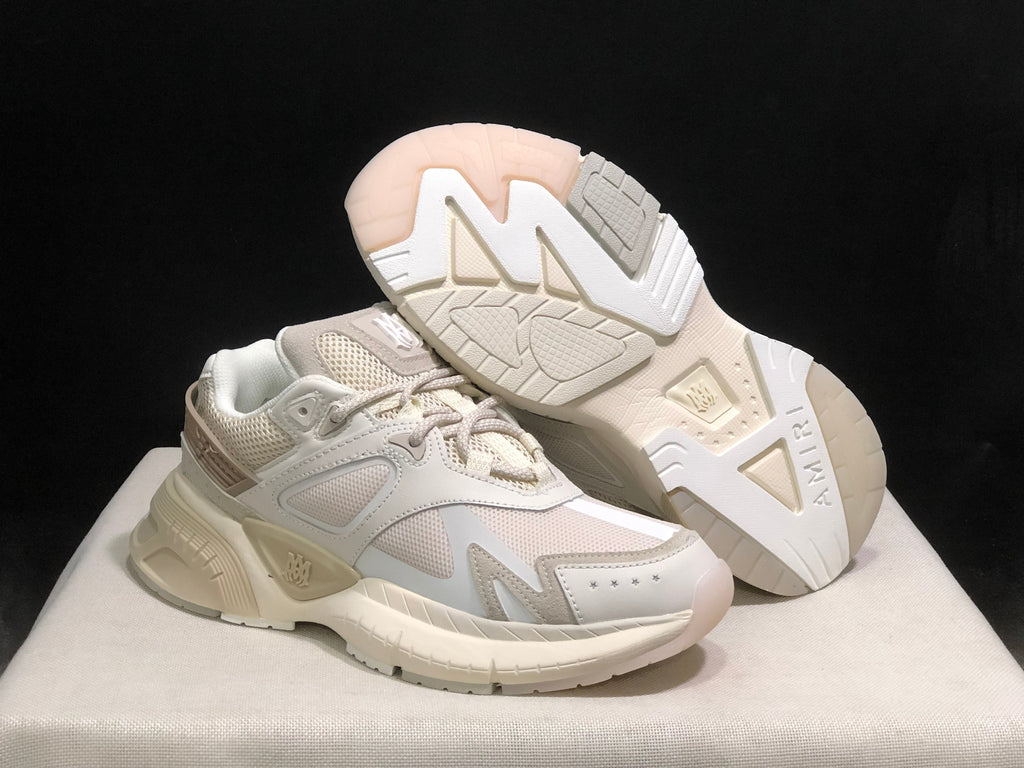AMIRI MA Runner Sneakers Bone White