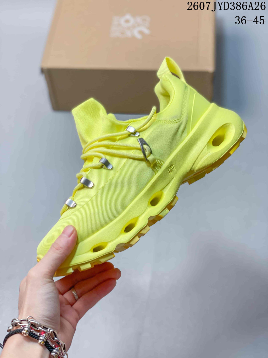 On x LOEWE Low-Top Sneakers Neon Yellow TYD386A26