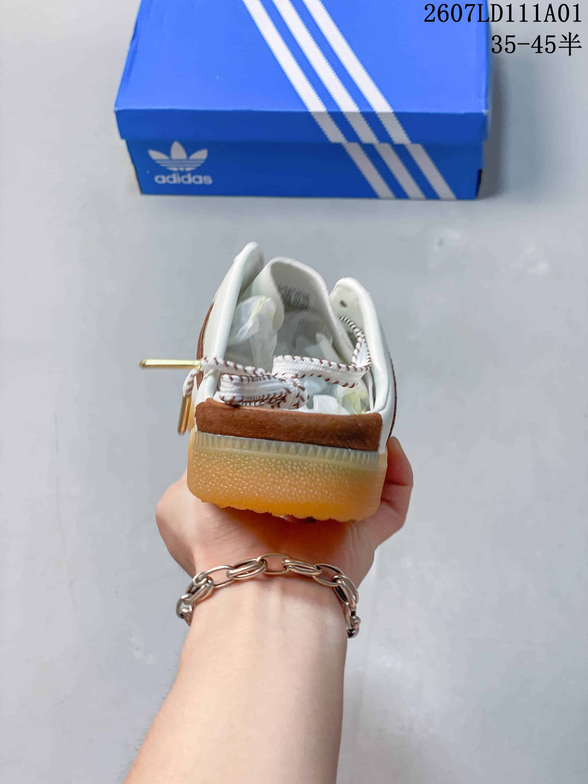 adidas Samba OG Mule Sneakers White Brown KH7719