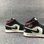 Air Jordan 1 High OG Black White Red Sneakers