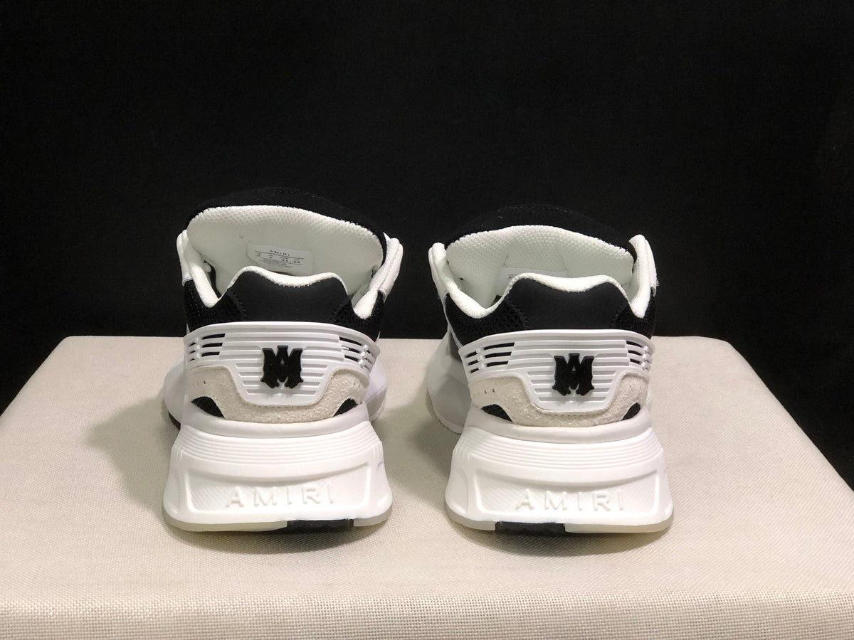 AMIRI MA Runner Sneakers White Black