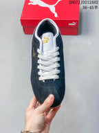 PUMA Tackle Retro Low-Top Sneakers Navy White 404456-02