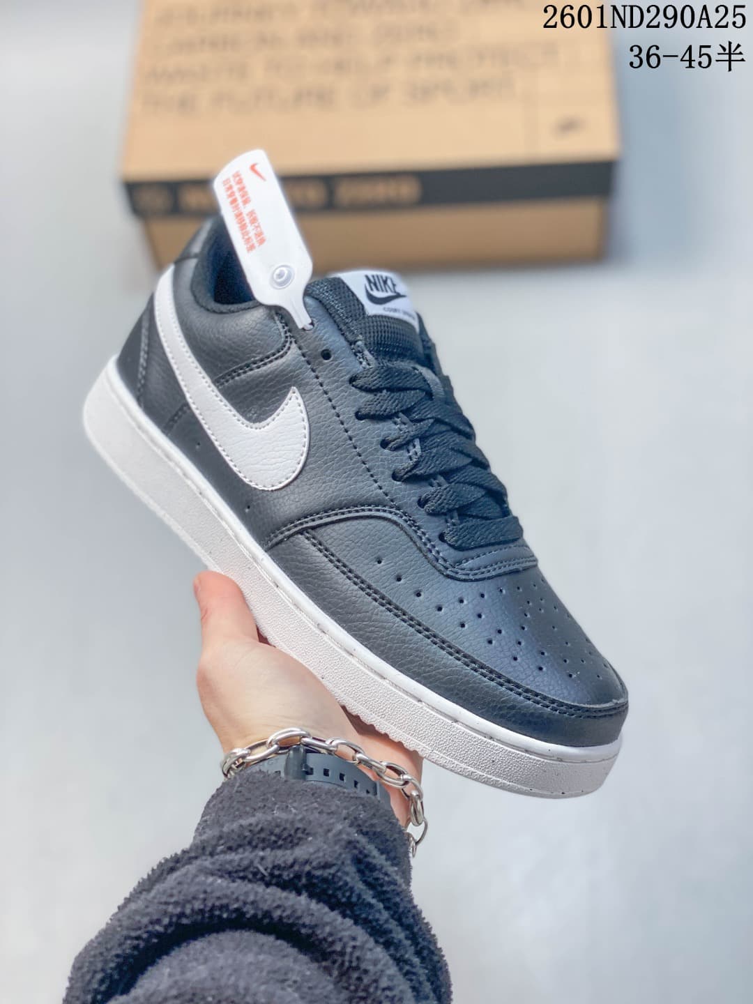 Nike Court Vision Low Sneakers Navy White