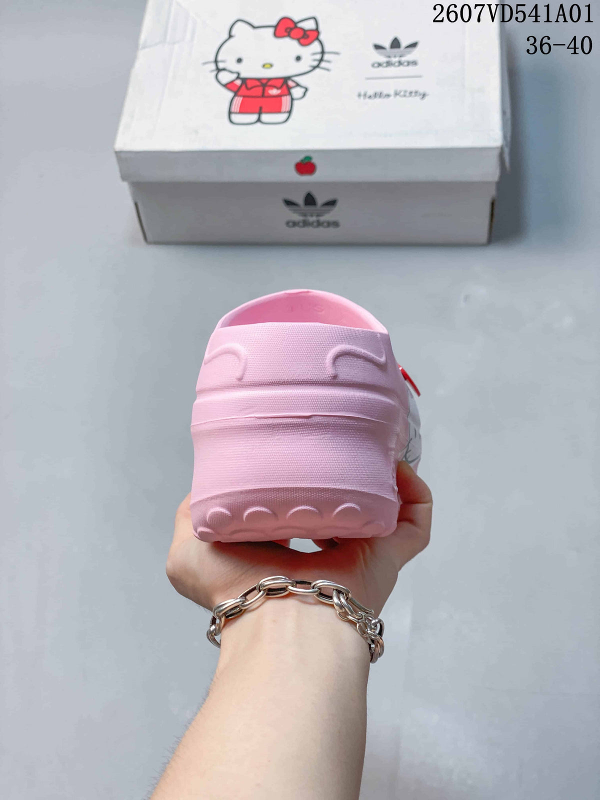 adidas x Hello Kitty Pink Platform Mule Clogs 07VD541A01
