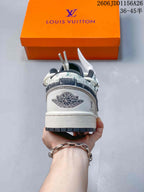 Air Jordan 1 Low Louis Vuitton Monogram Sneakers