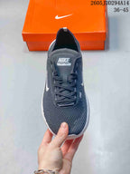 Nike Free Low-Top Running Sneakers Dark Gray White