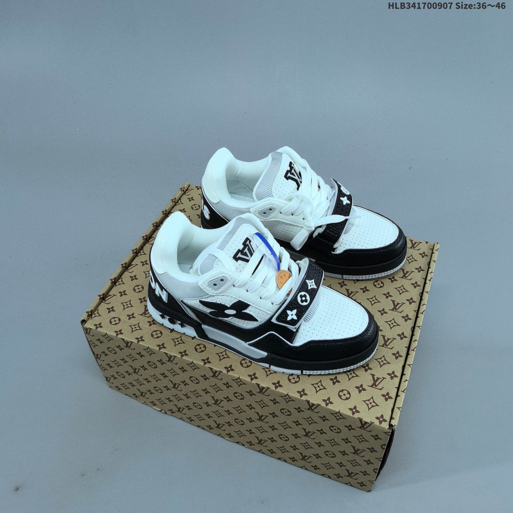 Louis Vuitton LV Trainer-Style Women's Platform Sneakers