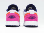 Jordan 1 Low SE Pink Gray Orange Sneakers 554723-502