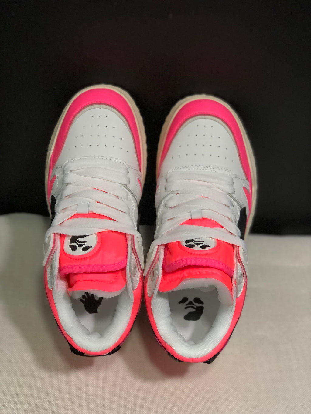 Off-White Out Of Office Sneakers Pink White Black