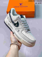 Nike Air Force 1 '07 Low Black and White Graffiti Sneakers