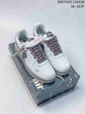 Nike Air Force 1 Low Sneakers White Blue and Grey