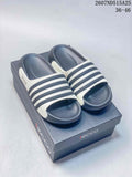 ECCO 2607ND515A25 Men's Navy and White Slide Sandals
