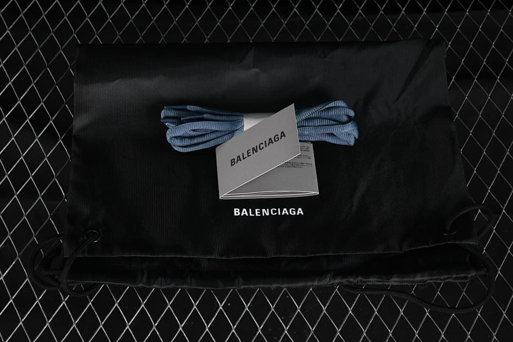 Balenciaga Runner 7.0 Sneakers in White, Blue and Yellow