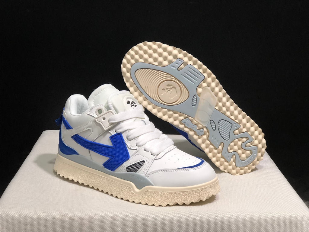 Off-White Out Of Office Sneakers White and Royal Blue