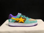 Bape Sta Low-Top Sneakers Mint Green Purple Yellow