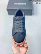 Numeris JXD294A24 Navy Low-Top Platform Sneakers