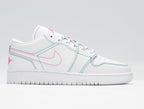 Nike Air Jordan 1 Low White Pink Sneakers 554723-101