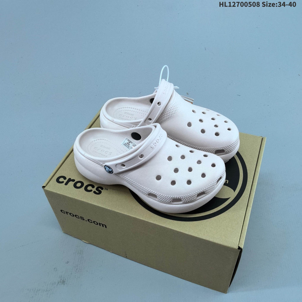 Crocs Classic Platform Clog with Ventilation Holes