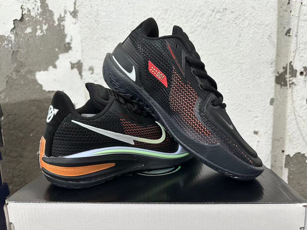 Nike GT Cut 3 Basketball Shoes, Black and Red