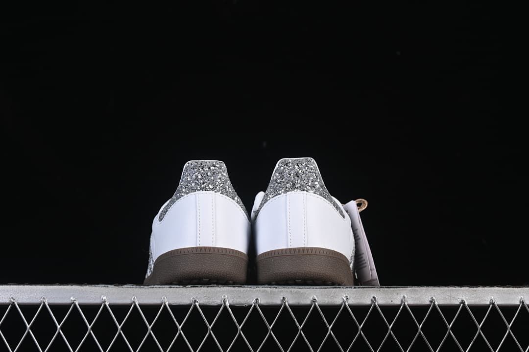 adidas Samba OG B75810 White Silver Sneakers