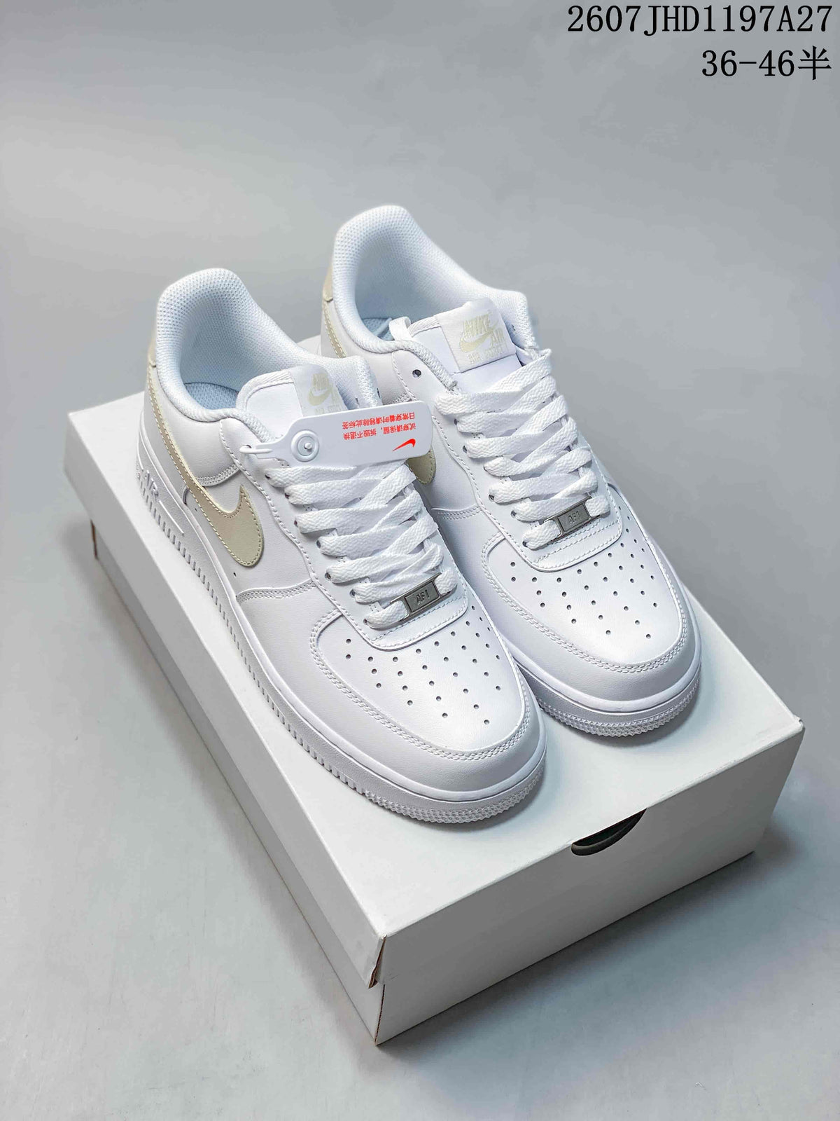 Nike Air Force 1 ’07 Low Sneakers White Beige 2607 JHD1197A27