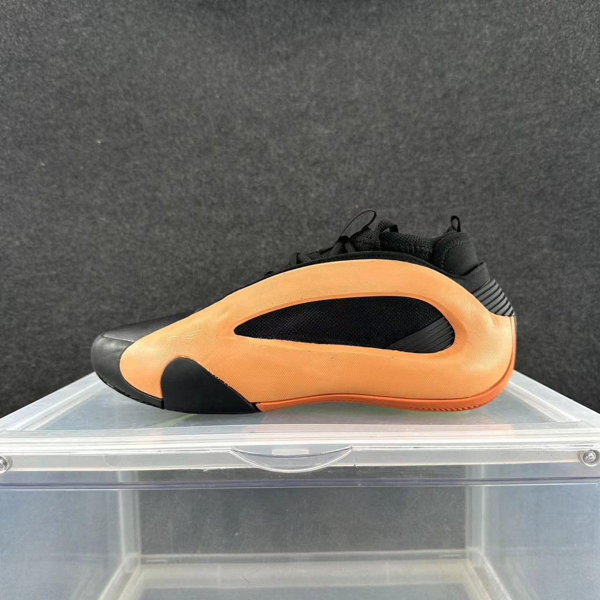 Orange and Black Low-Top Sneakers