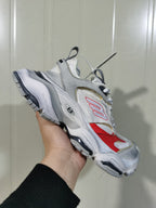 Balenciaga Cargo Sneakers White Grey Red 0521