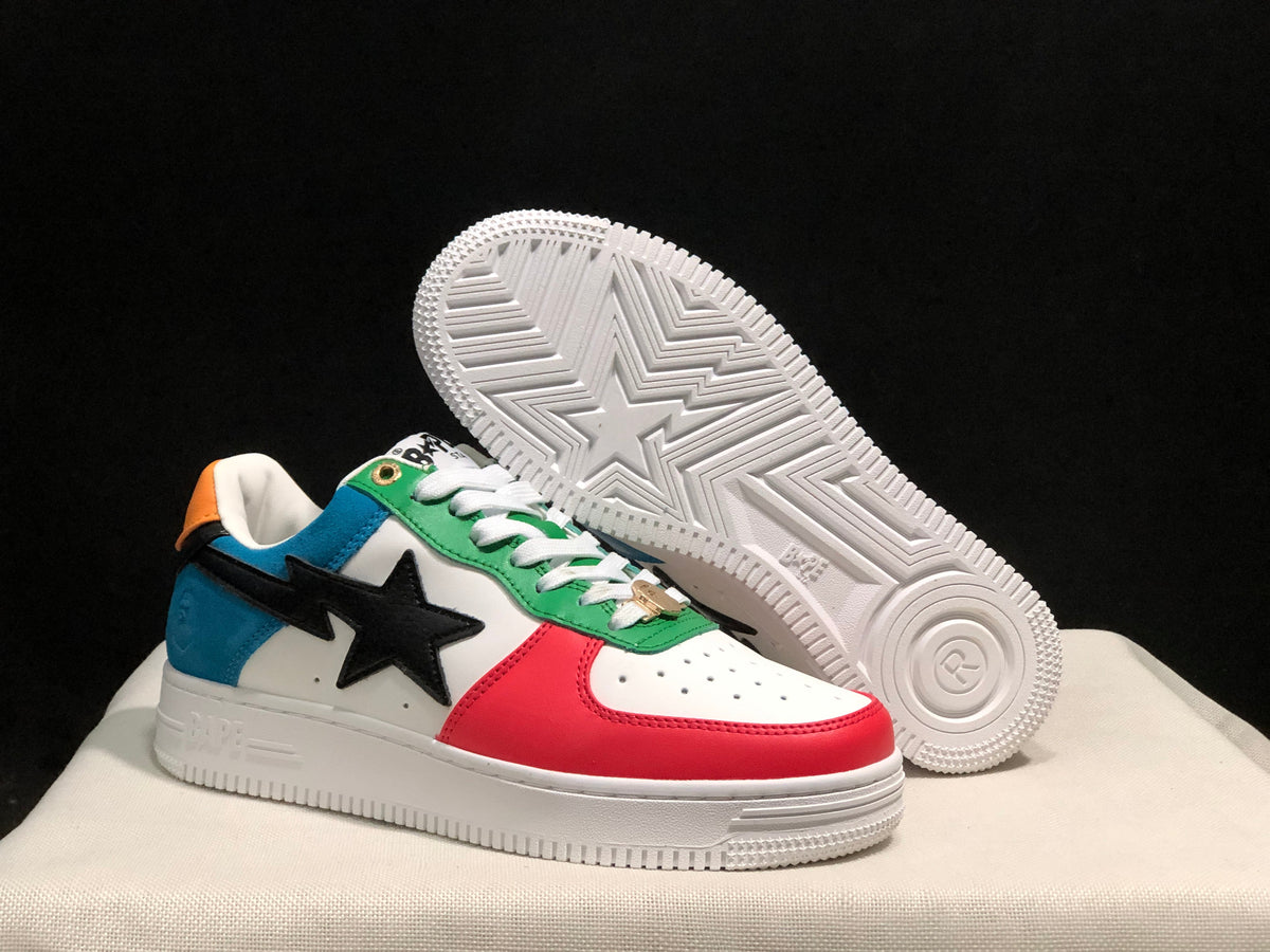 BAPE Bape Sta Low-Top Sneakers Multicolor