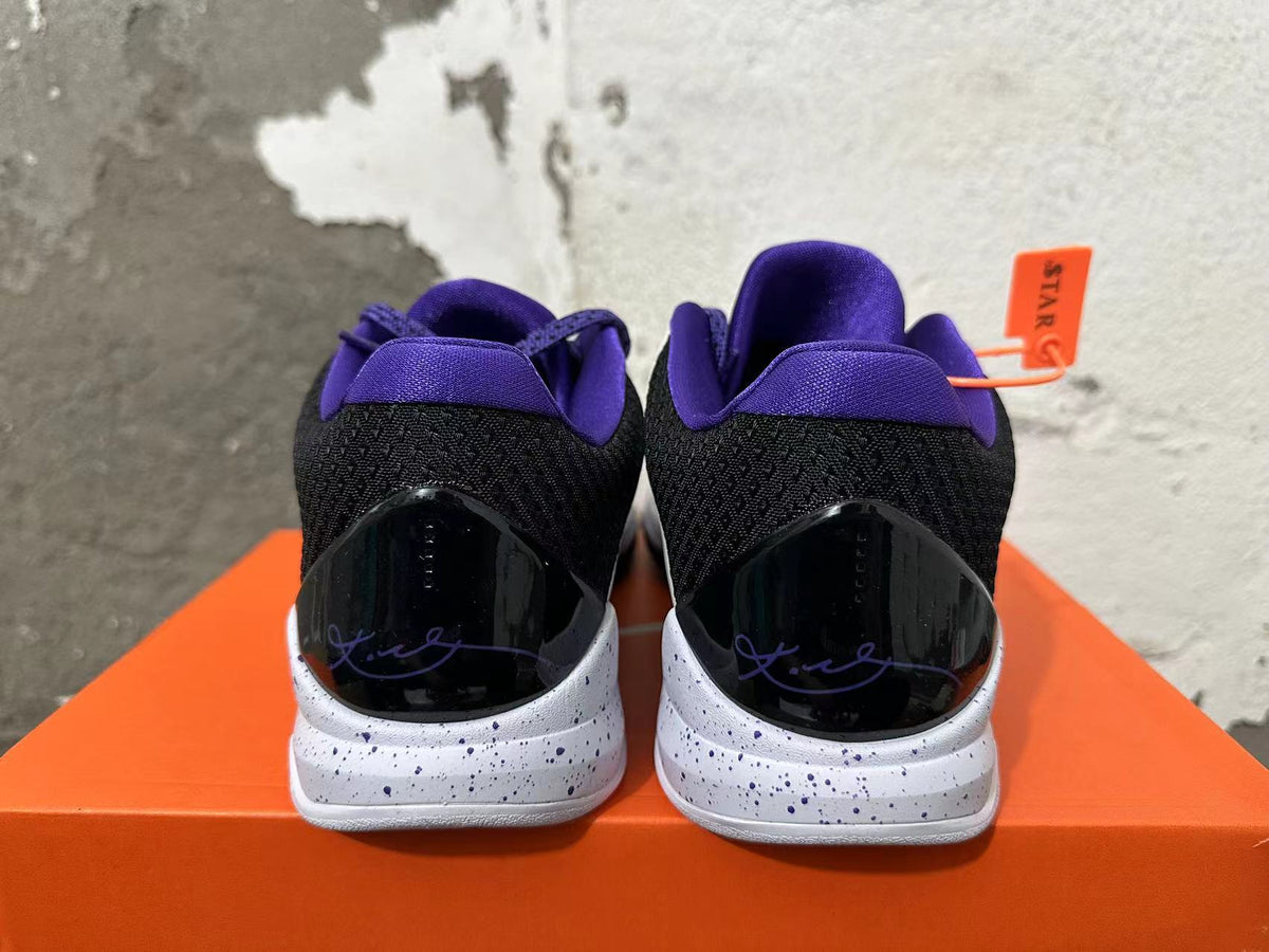 Nike Kobe 5 Basketball Shoes White Purple