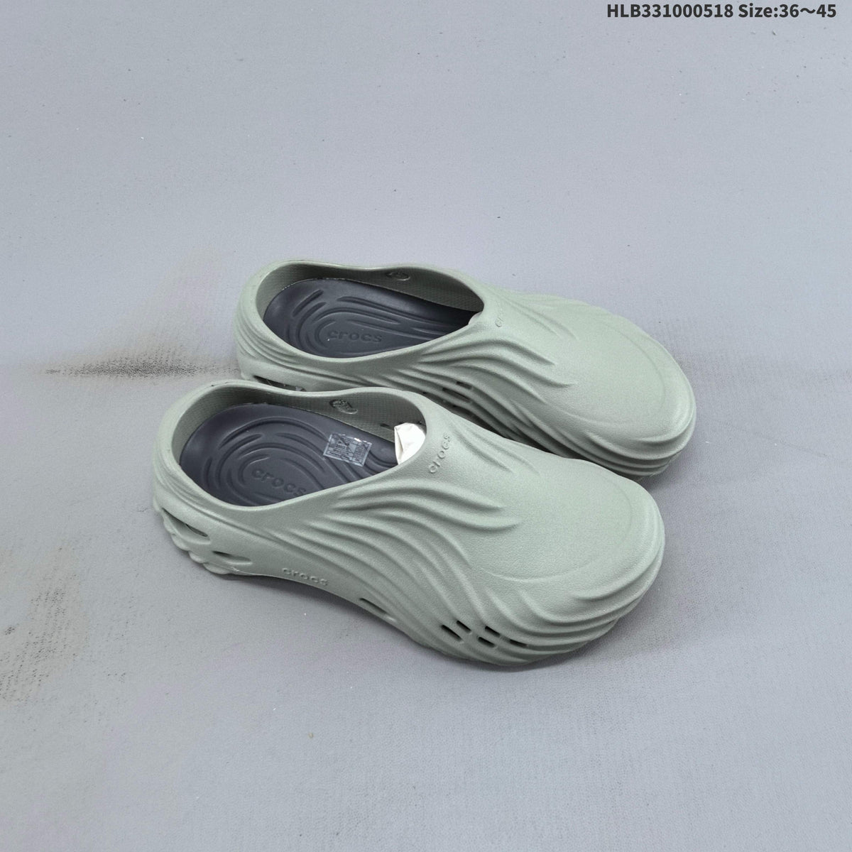 Crocs Bae Clog-Style Slides with Sculpted Design
