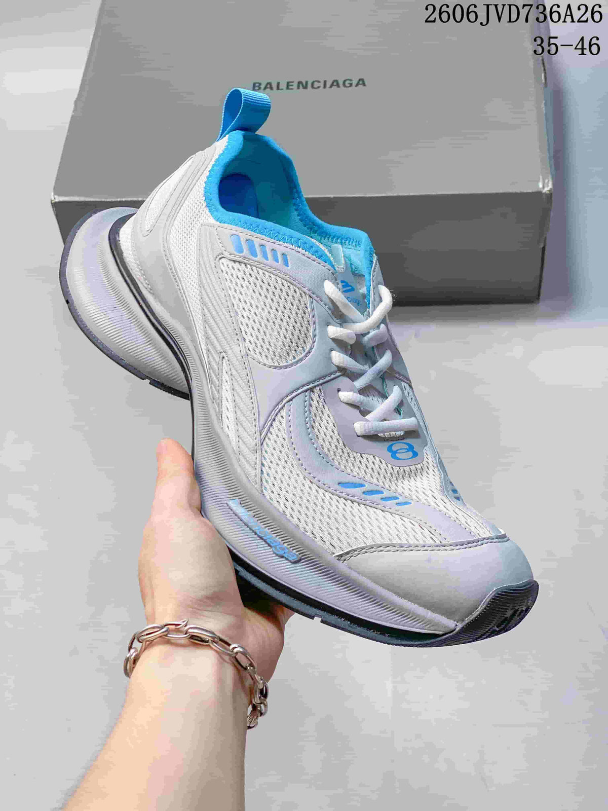 Balenciaga Circuit Mesh Platform Sneakers