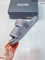 ECCO Grey Adjustable-Strap Sandals 06JHD510A30
