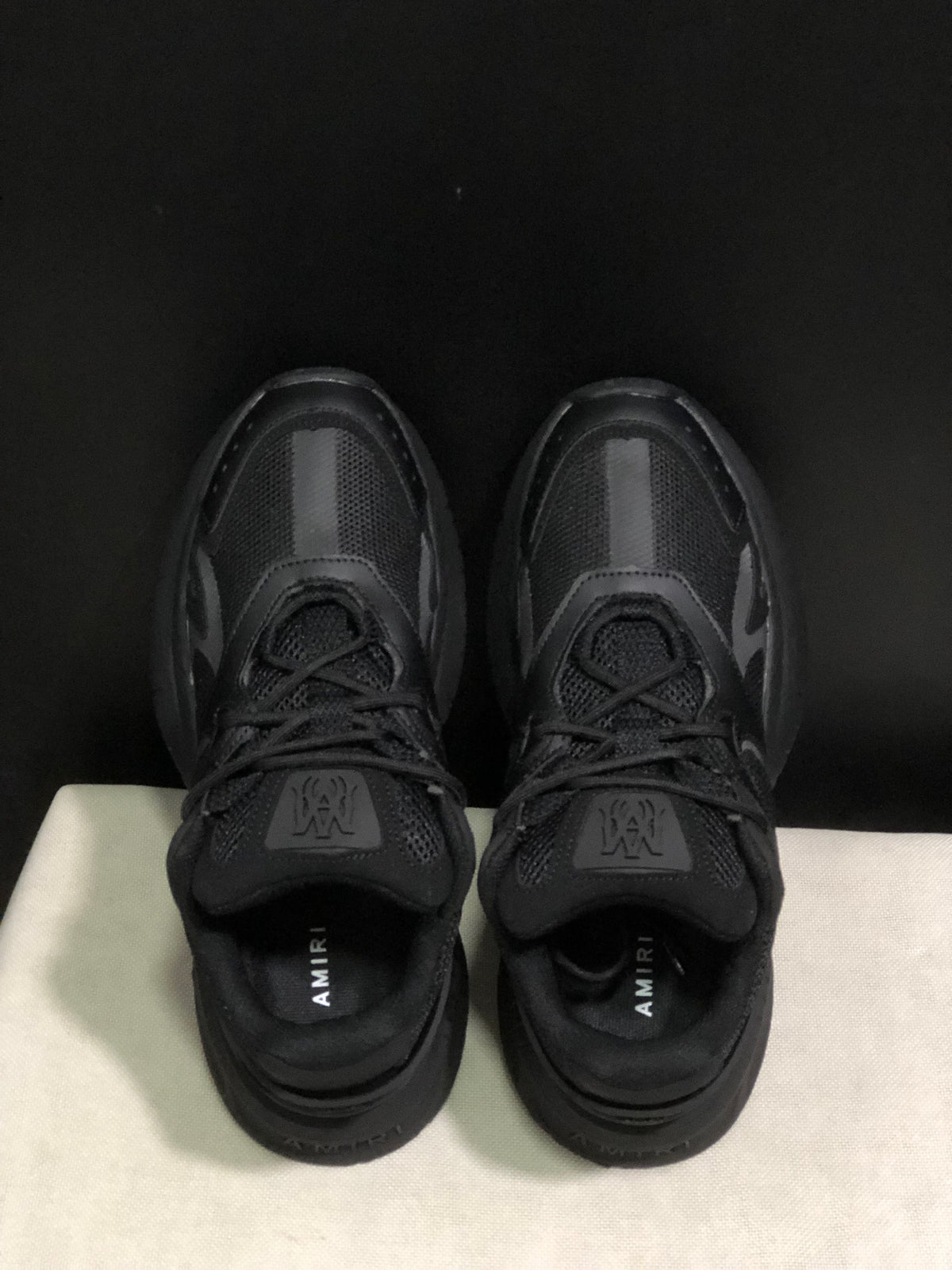 AMIRI MA Runner Black Leather Sneakers