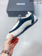 Chanel Black and White Low-Top Sneakers 2607HVD386A26