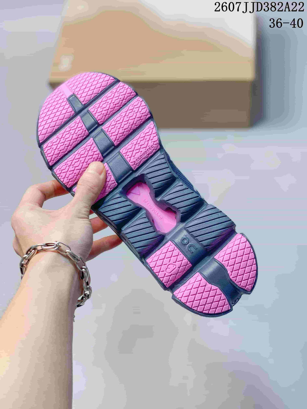 On Cloud X 4 Sneakers Navy Pink 2607JJD382A22